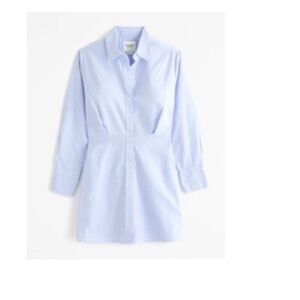 Abercrombie & Fitch Relaxed Mini Shirt Dress
